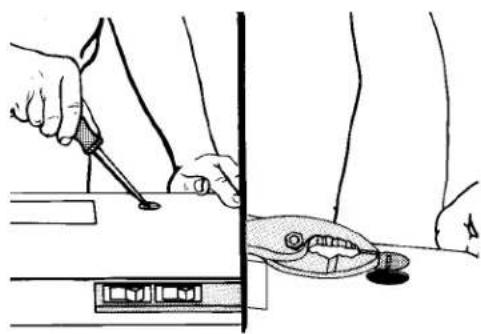 FRIGIDAIRE F30WV16EB - WHEN CUTTING OR DRILLING INTO WALL OR CABINET, BE CAREFUL NOT TO CUT EXISTING ELECTRICAL WIRING. - 2