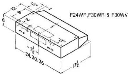 F24WR,F30WR & F30WV 6 7/2 24.30.36 7/2