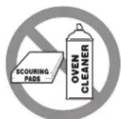 FRIGIDAIRE FEF339FB - Do not use the following on the ceramic glass cooktop: - 2
