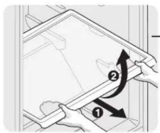 FRIGIDAIRE GLHT188WHW - To adjust sliding shelves: - 1