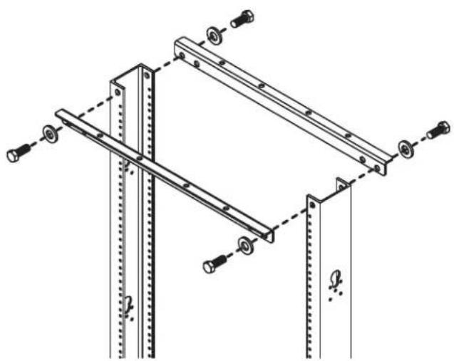 Tripp Lite SmartRack SR2POST25 - 2 - 4