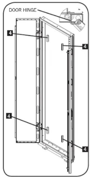 DOOR HINGE 4 4 4 4