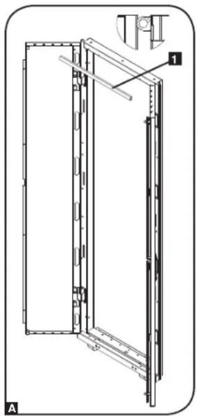 Tripp Lite SRTHERMDUCT - Sealing the Rear Doors of the Enclosure - 1