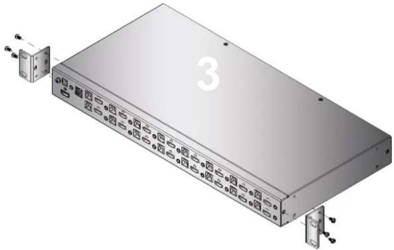 Tripp Lite B024-H4U16 - Rear Rack-Mounting - 2