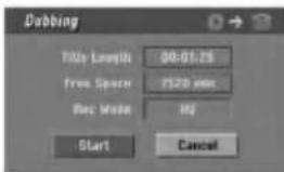 LG RH7825CP1L - Dubbing from DVD to HDD - 2