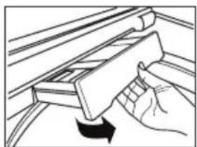 LG WTR206HM - Removing the dispenser drawer - 2