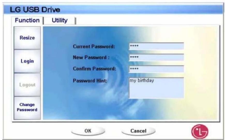 LG UB5HIVNS01P - [Change Password] - 1