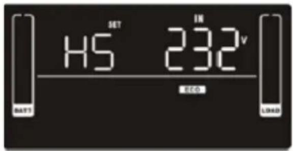 SET HS 232v EED BAT5 LOAD