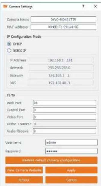 Digital Watchdog DWC-MB48WIAT - Network Setup - DW IP Finder™ - 3