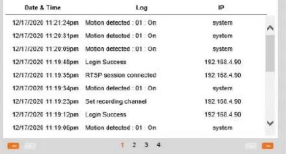 Digital Watchdog DWC-MB48WIAT - System Log - 2