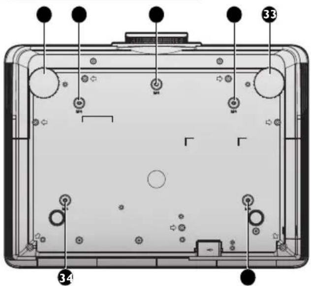 BENQ PU9220+ - Projector exterior view - 3