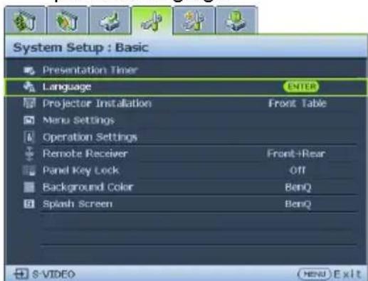 BENQ PU9220+ - Using the menus - 3