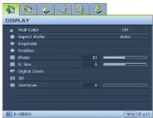 BENQ PU9220+ - Using the menus - 2