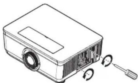BENQ PU9220+ - Replacing the lamp - 4