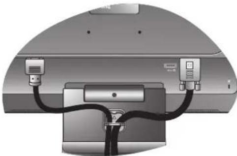 BENQ E902HDP - Connect the power cable to the monitor. - 3