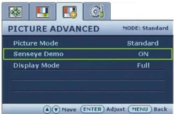 BENQ E902HDP - Picture Advanced menu - 1