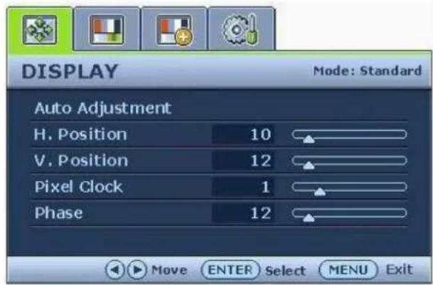 BENQ G2222HDA - Display menu - 1