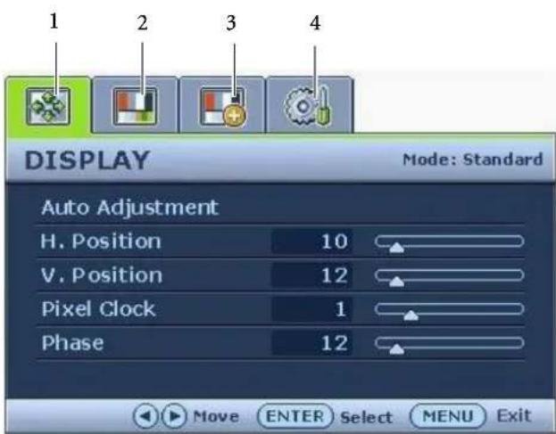 BENQ G2222HDA - Main menu mode - 1