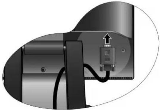BENQ FP93E - Connect the audio cable. - 3