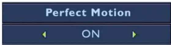 BENQ X2000W - PerfectMotion hot key - 1