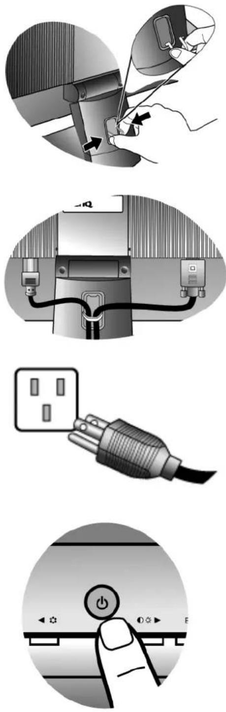 BENQ G902HD - How to assemble your monitor hardware - 11