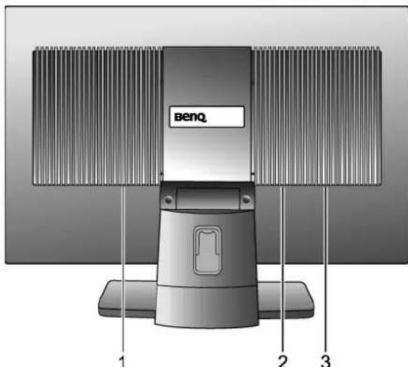 BENQ G902HD - Getting to know your monitor - 2