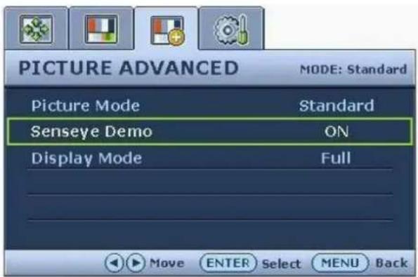 BENQ G902HD - Picture Advanced menu - 1