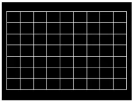 BENQ MX823ST - Using the test pattern - 1