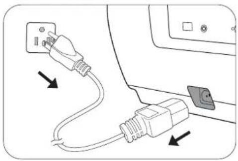 BENQ X12000H - Shutting down the projector - 1