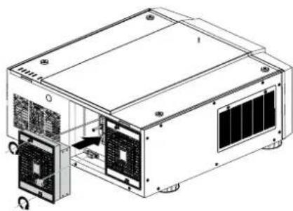 VIVITEK D8010W - TO REPLACE THE PROJECTOR LAMP1 - 4