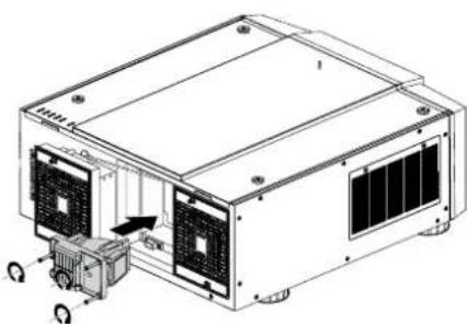 VIVITEK D8010W - TO REPLACE THE PROJECTOR LAMP1 - 3