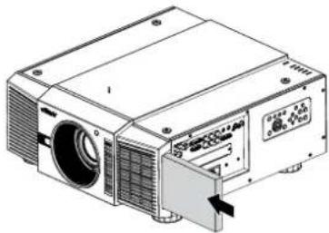 VIVITEK D8010W - TO REPLACE THE FILTER ON THE LEFT SIDE OF THE PROJECTOR - 3