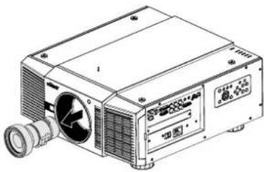 VIVITEK D8010W - TO REPLACE THE PROJECTOR LENS - 2
