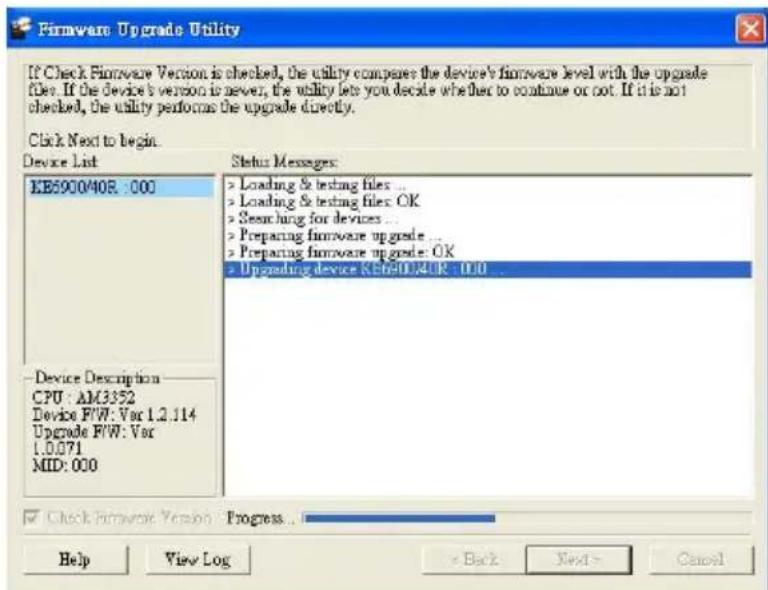 ATEN KE6920ATC - Starting the Upgrade - 4