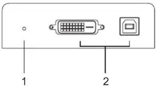 ATEN KE6920ATC - KE6900ST (Transmitter) Front, Rear and Top View - 1
