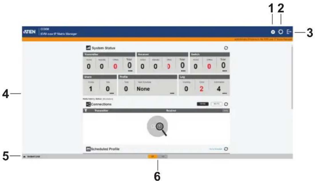 ATEN KE6920ATC - The KVM over IP Matrix Manager Main Page - 1