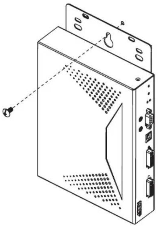 Line drawing of a computer tower case with ventilation slots and ports (no text or symbols)