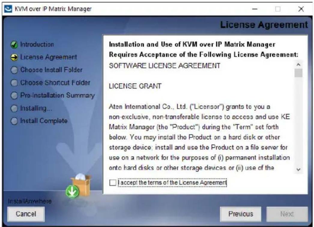 KVM over IP Matrix Manager License Agreement Installation and Use of KVM over IP Matrix Manager Requires Acceptance of the Following License Agreement: SOFTWARE LICENSE AGREEMENT LICENSE GRANT Aten International Co., Ltd. ("Licensor") grants to you a non-exclusive, non-transferable license to access…