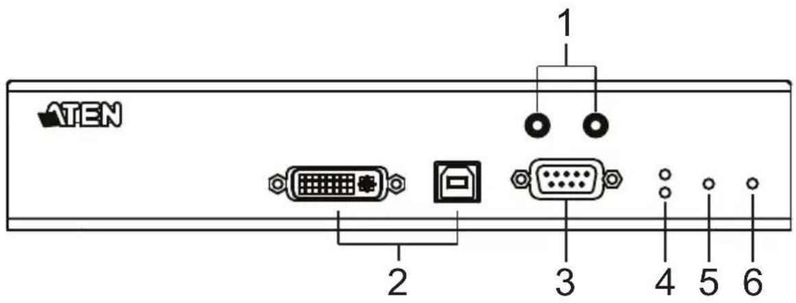 ATEN KE6910ATC - KE6900AiT (Transmitter) Front View - 1