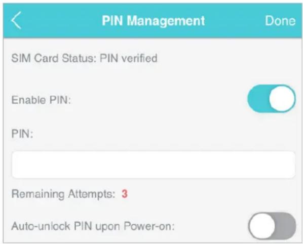 NETGEAR M7200 - - To enable the PIN lock: - 1