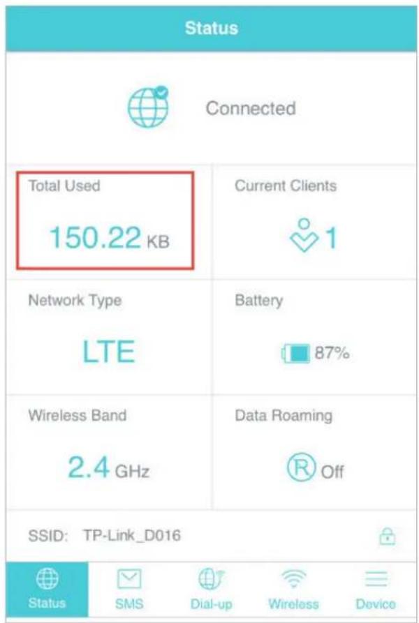NETGEAR M7200 - 1. 1. Check Data Usage on the Web Management Page - 1