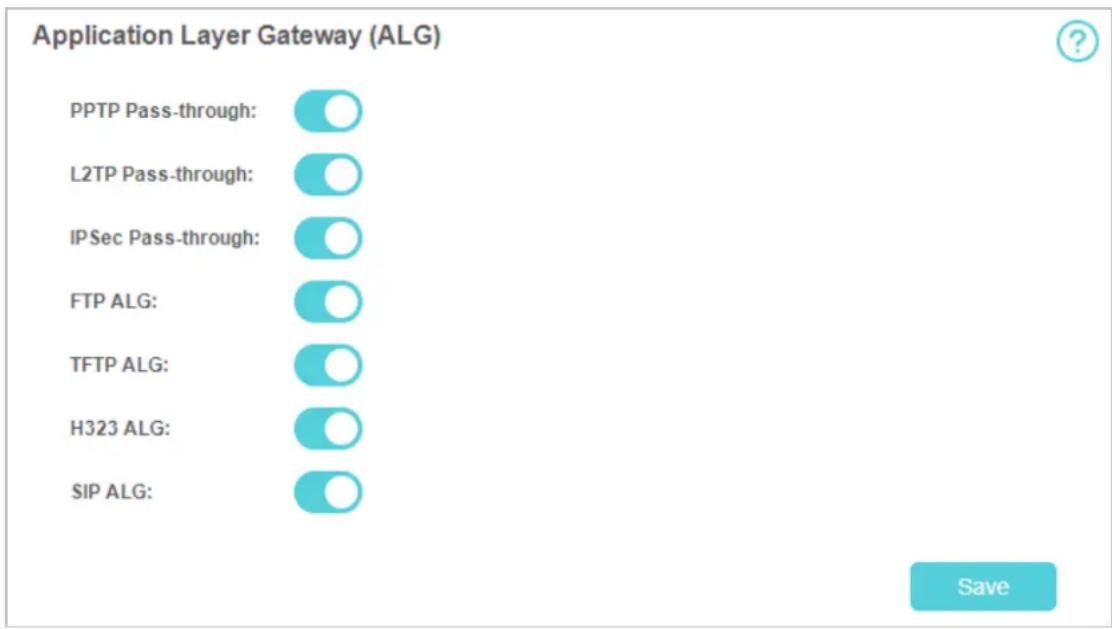 NETGEAR M7200 - Translate Address and Port by ALG - 1