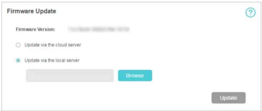 NETGEAR M7200 - • To update the firmware locally: - 1