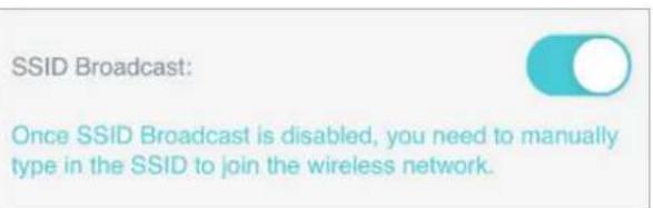 NETGEAR M7200 - - To hide the SSID: - 1