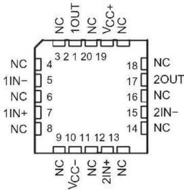 TEXAS INSTRUMENTS TL064BCN - 5PinConfigurationandFunctions - 4
