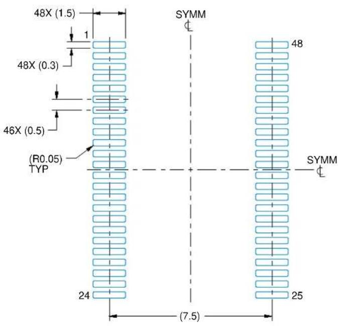 TEXAS INSTRUMENTS SN74ALVTH16240DL - NOTES: - 1