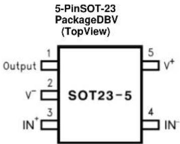 TEXAS INSTRUMENTS LM8261M5X/NOPB - 5PinConfigurationandFunctions - 1