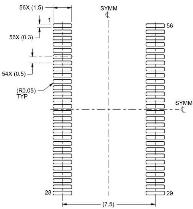 TEXAS INSTRUMENTS SN74ALVCH162268DL - NOTES: - 1