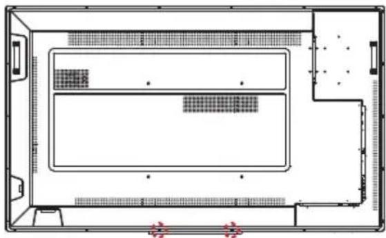 BENQ RP652H - Installing the pen tray - 1