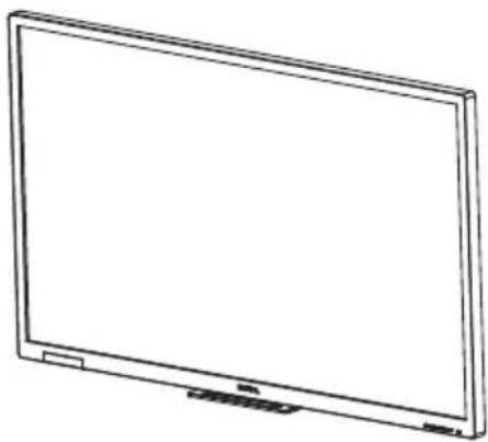 BENQ RP652H - Installing the pen tray - 3